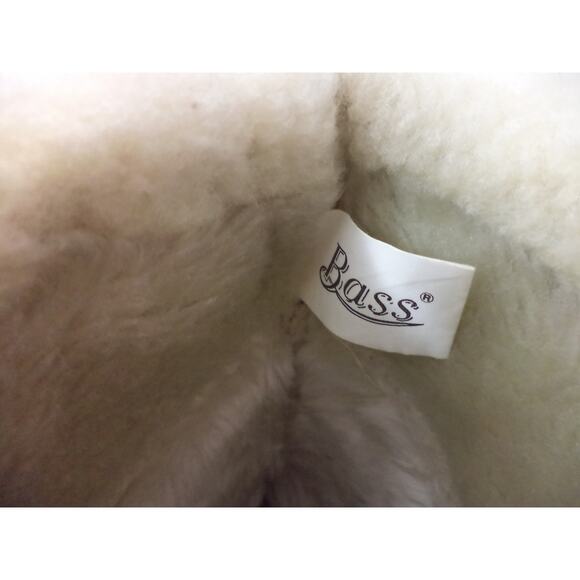 BASS TIG4 2 TONE BROWN SUEDE LEATHER PULL ON MID CALF WINTER BOOT WOMENS 9.5M - Picture 7 of 7